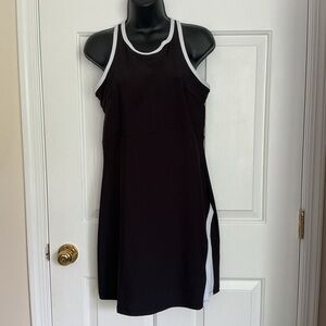 Black and White Women's Athletic Dress